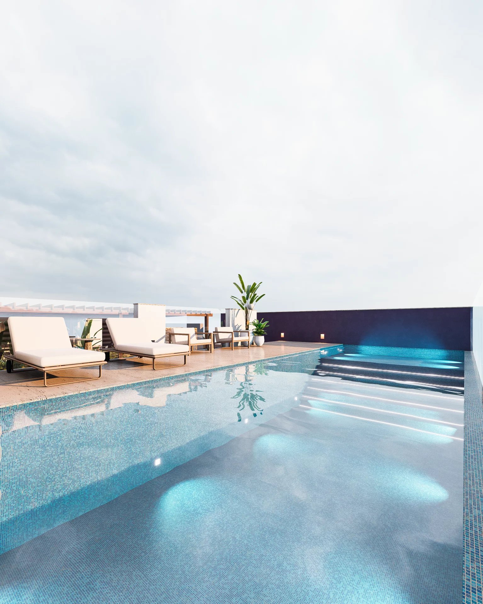 Departamento de lujo de 2 recámaras | Rooftop con vista al mar y playa a 800m | Playa del Carmen