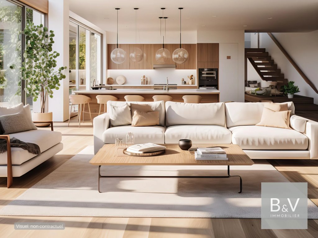 Villa for sale in Saint-laurent-du-var — Elegant Contemporary Villa with Gardens and Terraces