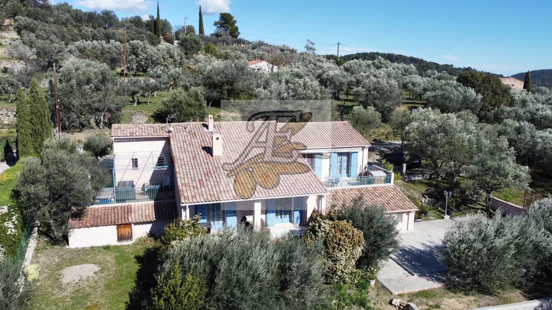 Villa with Studio, pool, views and walking distance to the village