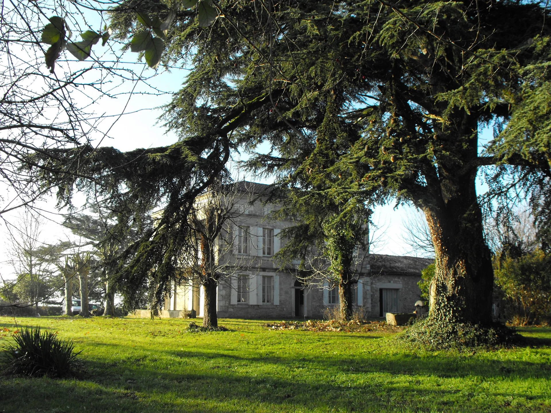 Belle maison avec gite située dans un parc arboré