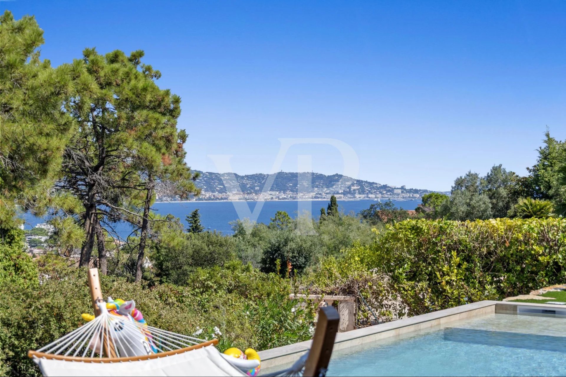 Near Cannes —  Contemporary Elegance with Sea View