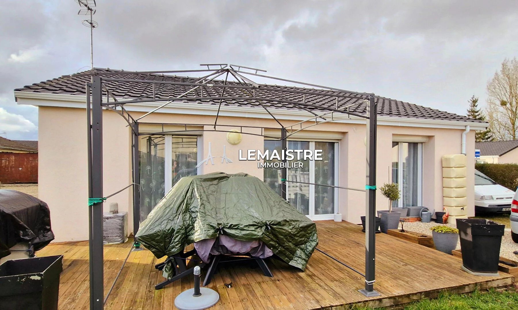 LEMAISTRE IMMOBILIER VOUS PROPOSE - Maison de plain-pied - 2 chambres
