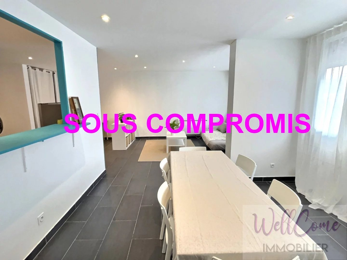 Aix Les Bains centre ville appartement type 3 bis de 91m² avec cave
