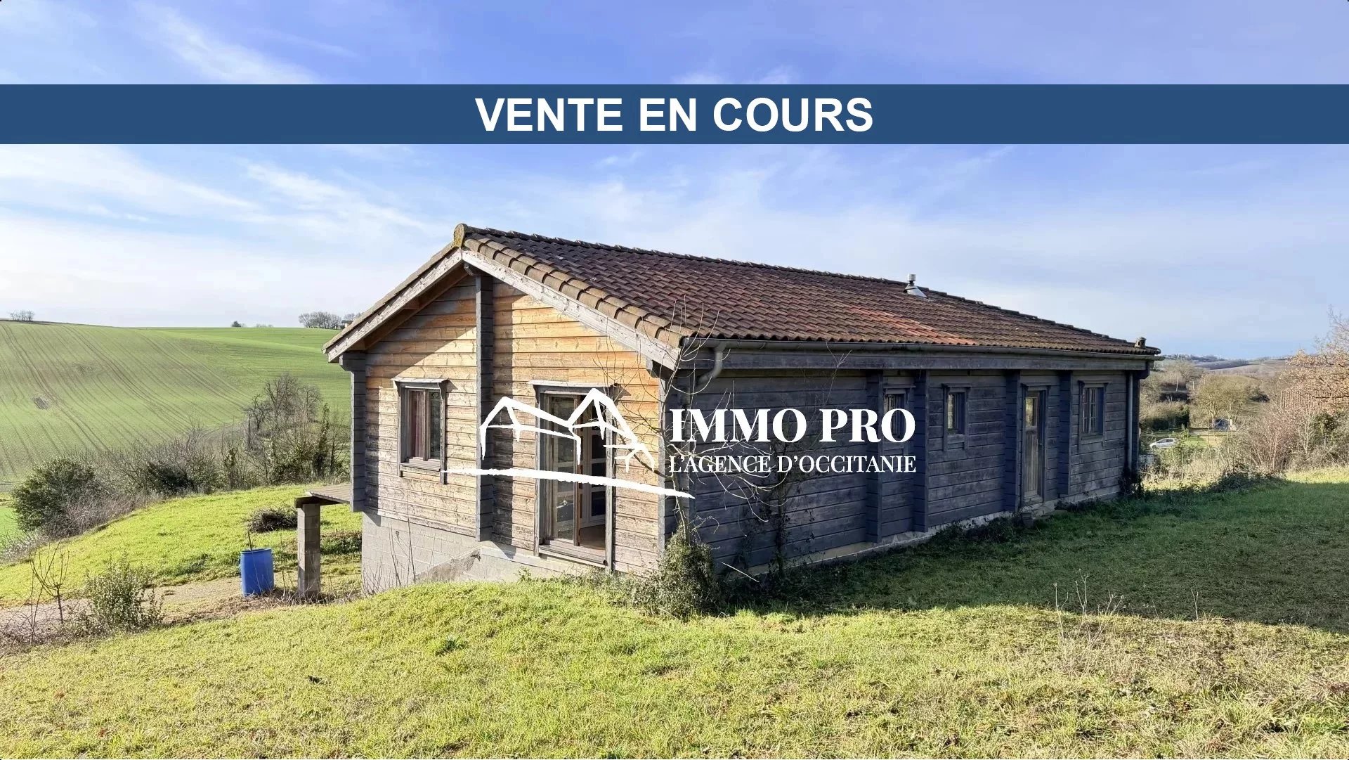 Samatan Maison en bois en position dominante