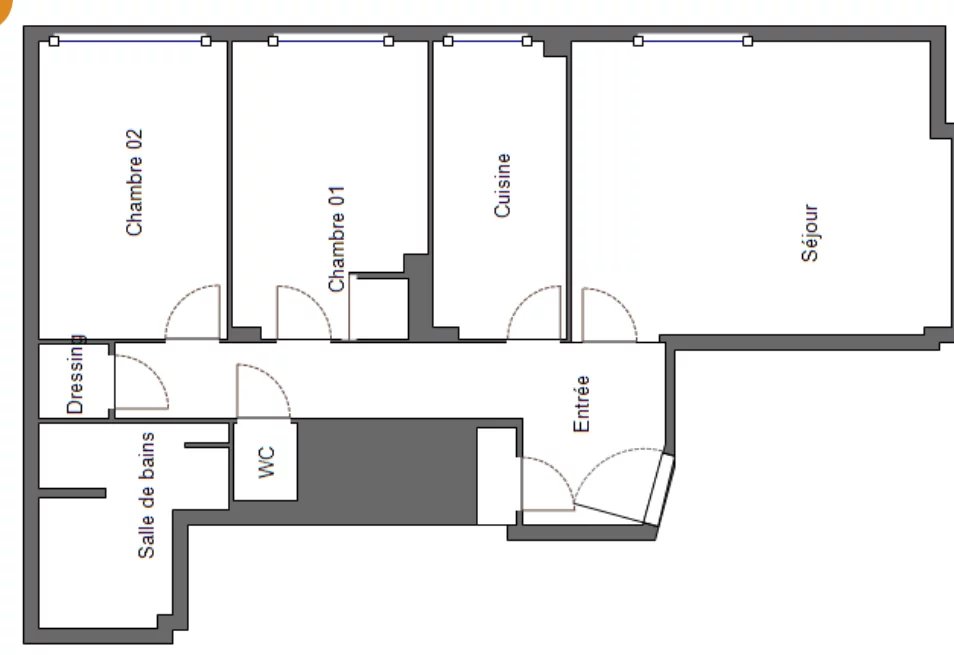 APPARTEMENT 3 PIÈCES-CANAL SAINT MARTIN - Image Array