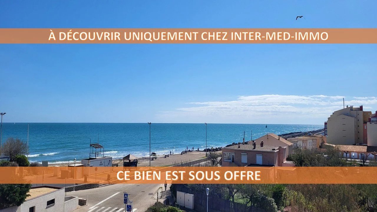Le Cap d'Agde 34300 secteur Avant-Port Appartement Studio cabine avec vue mer, parking et, cellier privatif