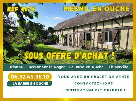 Agence immobilière de AGENCE DE LA BARRE EN OUCHE