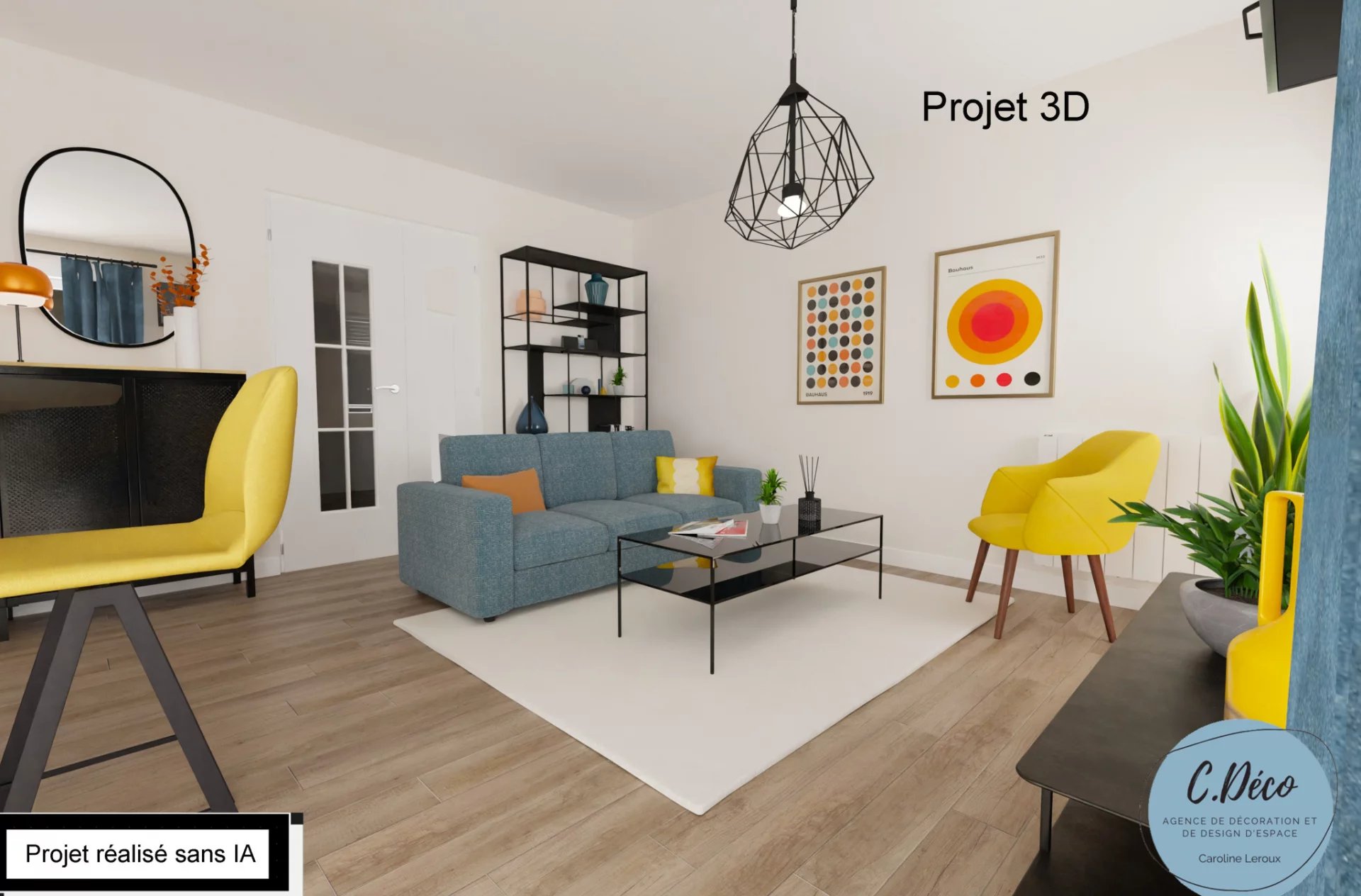 F3 lumineux avec balcon sans vis-à-vis : l'espace idéal pour