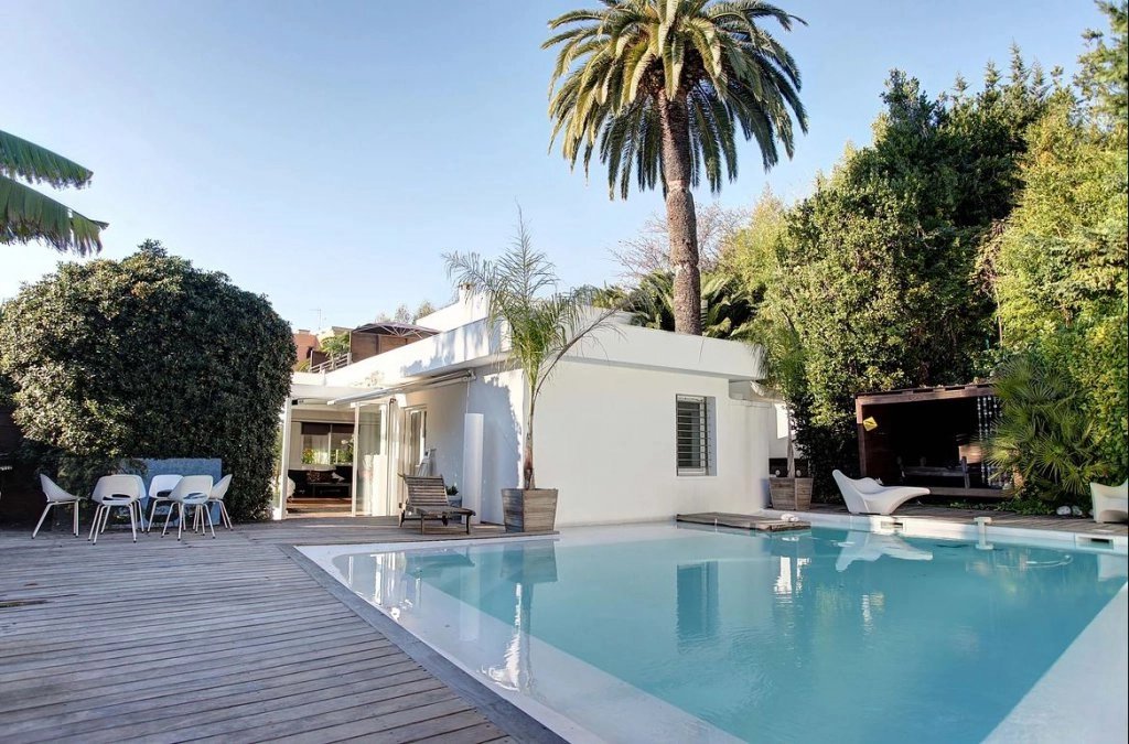 Swimming pool and villa