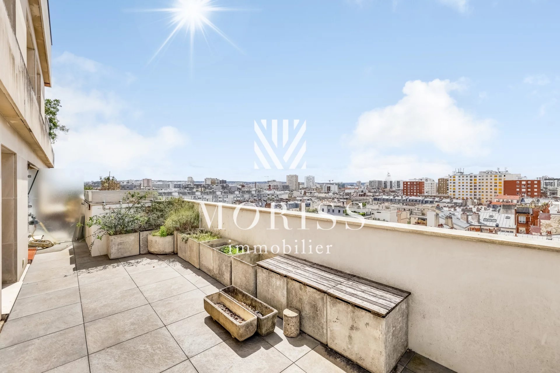 75014 Paris -  3 pièces - Terrasse - Vue panoramique - Image Array