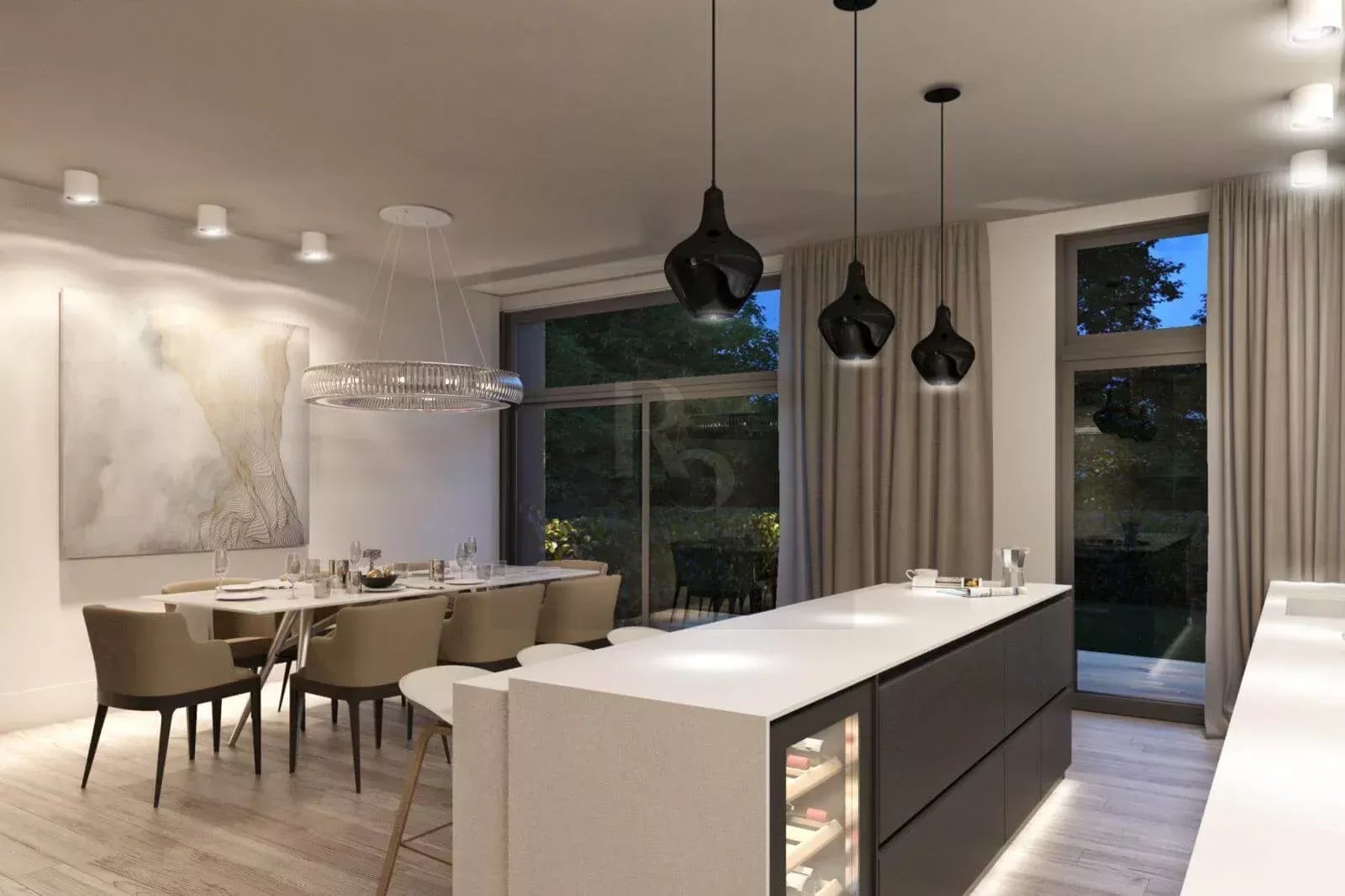Splendide townhouse de 257m2 habitables en pignon au coeur de Champel — photo 1