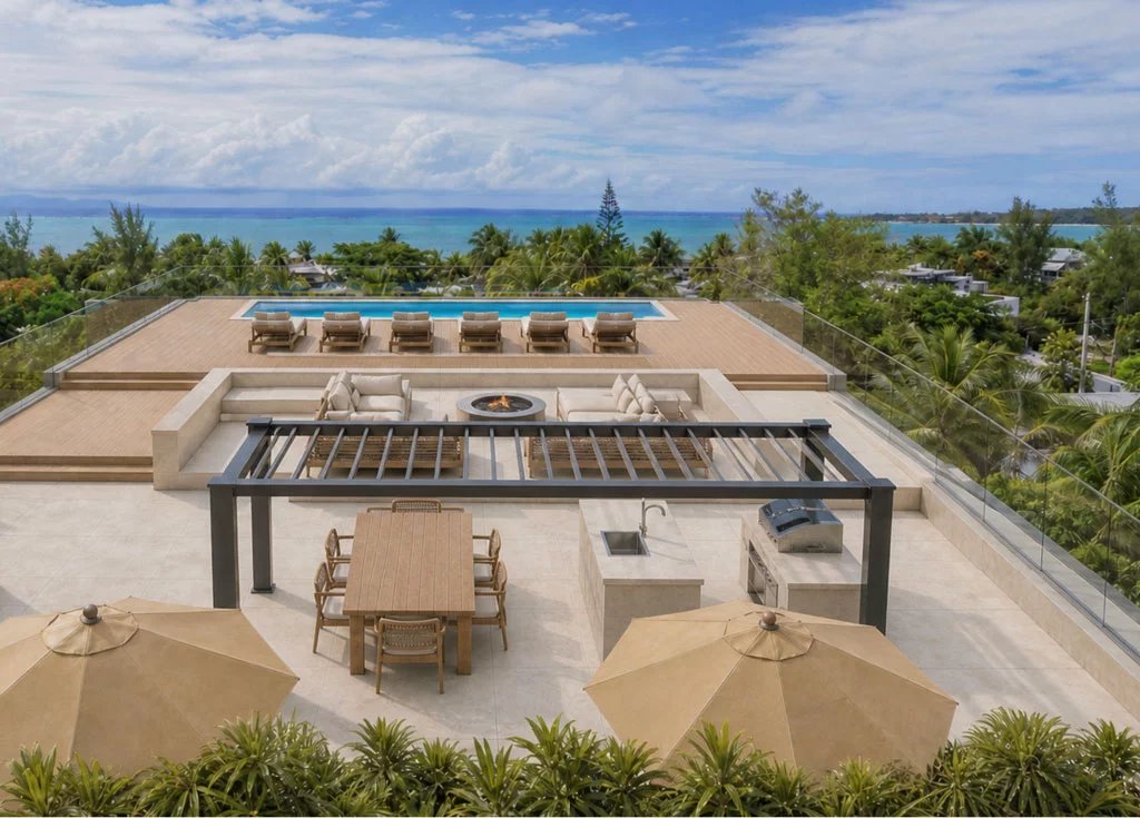 Exceptional Penthouse With SEA VIEW in Mont Choisy