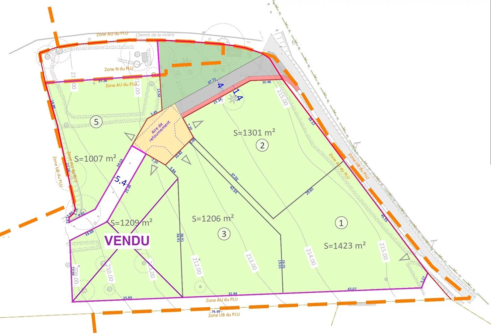 Vente Terrain Bram