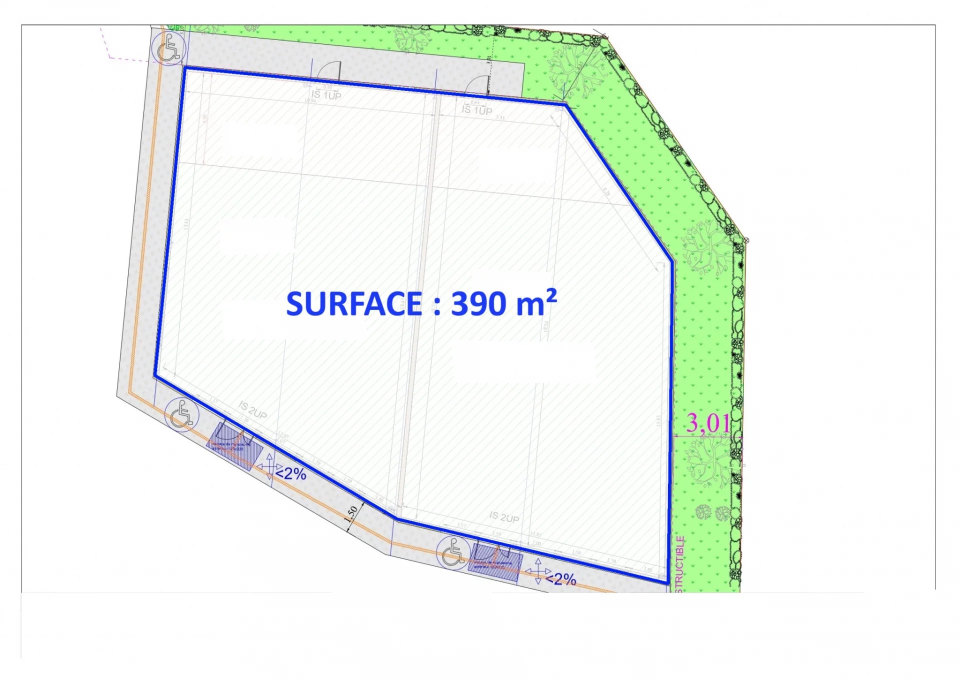 Grand cellule de 390 m2 à louer !