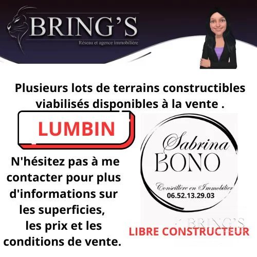 Vente Terrain constructible Lumbin