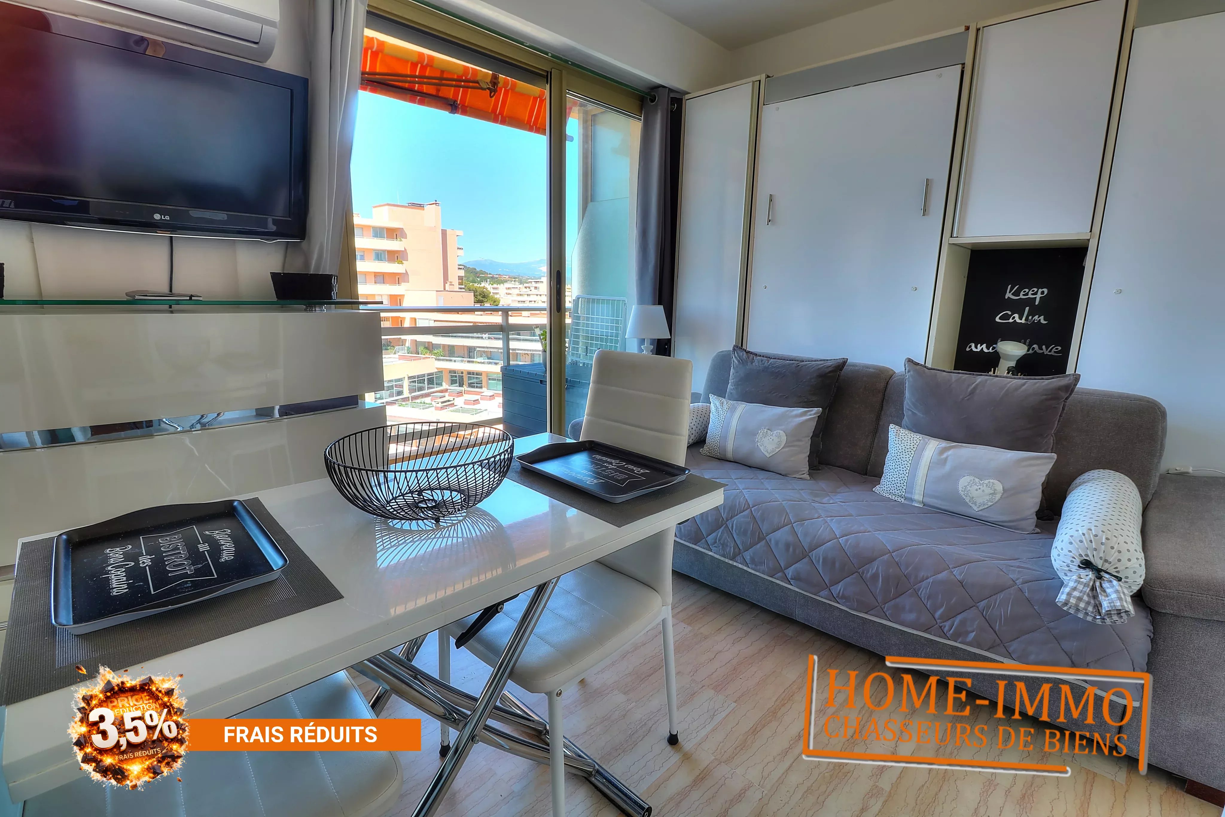 Front de mer – Studio au calme avec terrasse, aperçu mer, parking & cave - Photo 5