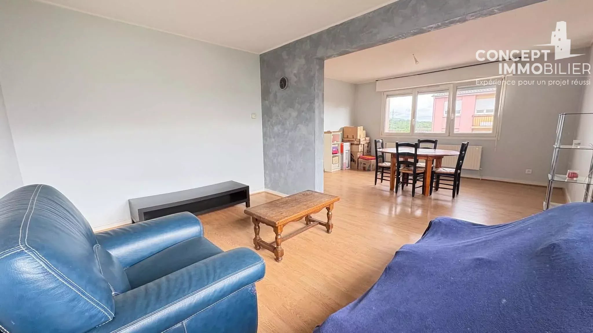 Appartement F4 à vendre Florange garage et cave