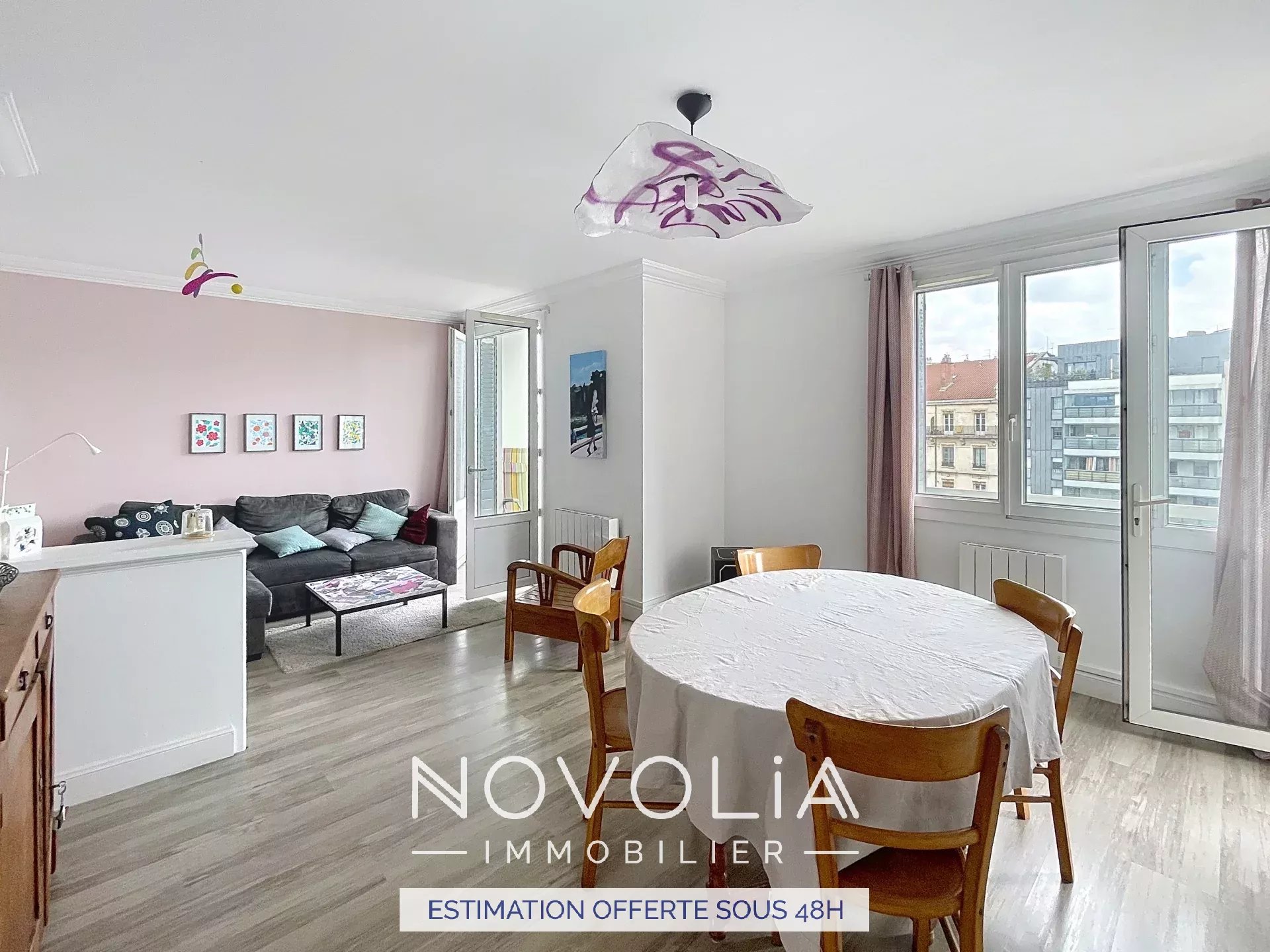 Achat Appartement Surface de 68.01 m/ Total carrez : 68 m, 3 pices, Lyon 7me (69007)