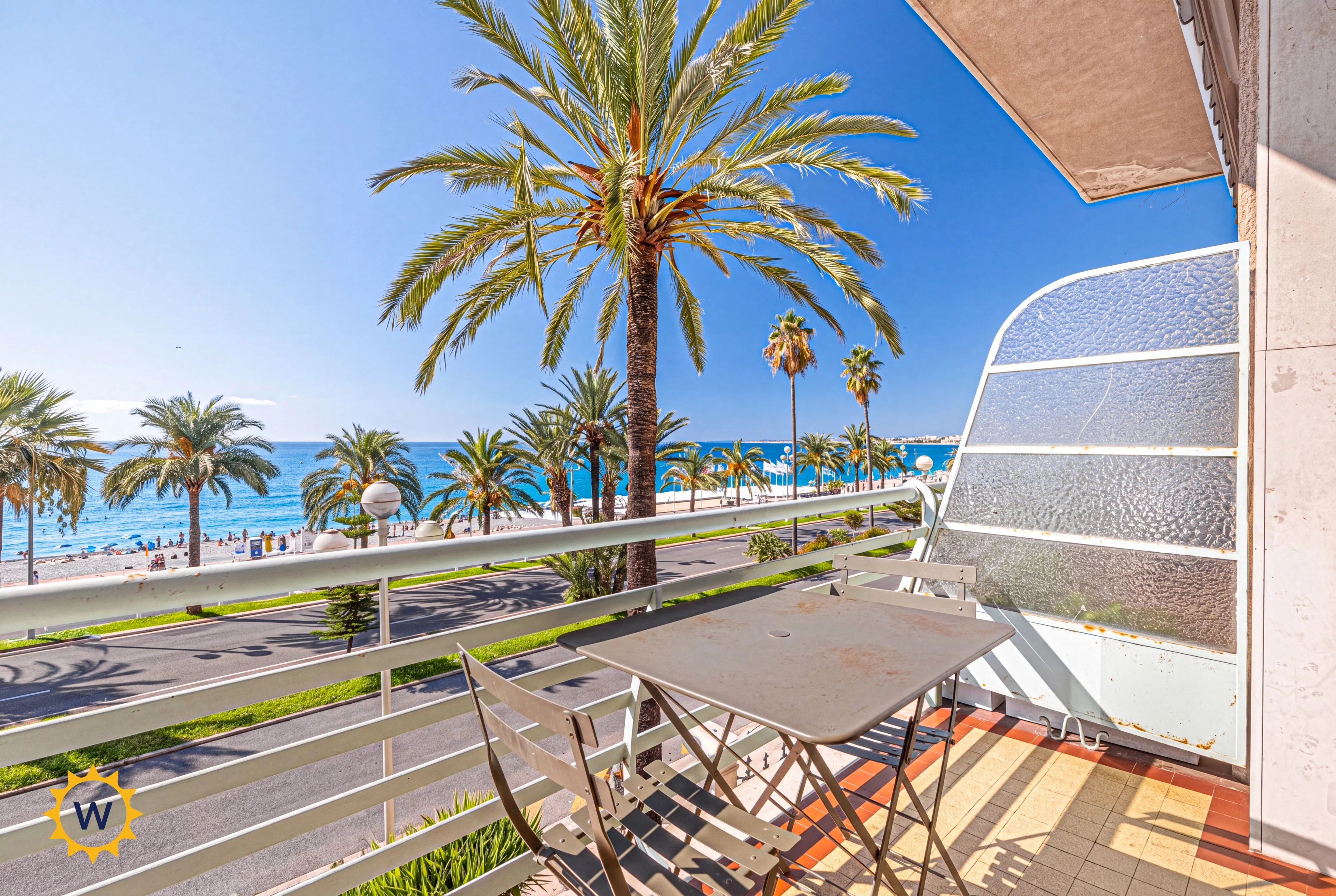 PROMENADE DES ANGLAIS PALAIS MERCEDES — STUDIO AVEC TERRASSE ET VUE MER — photo 3