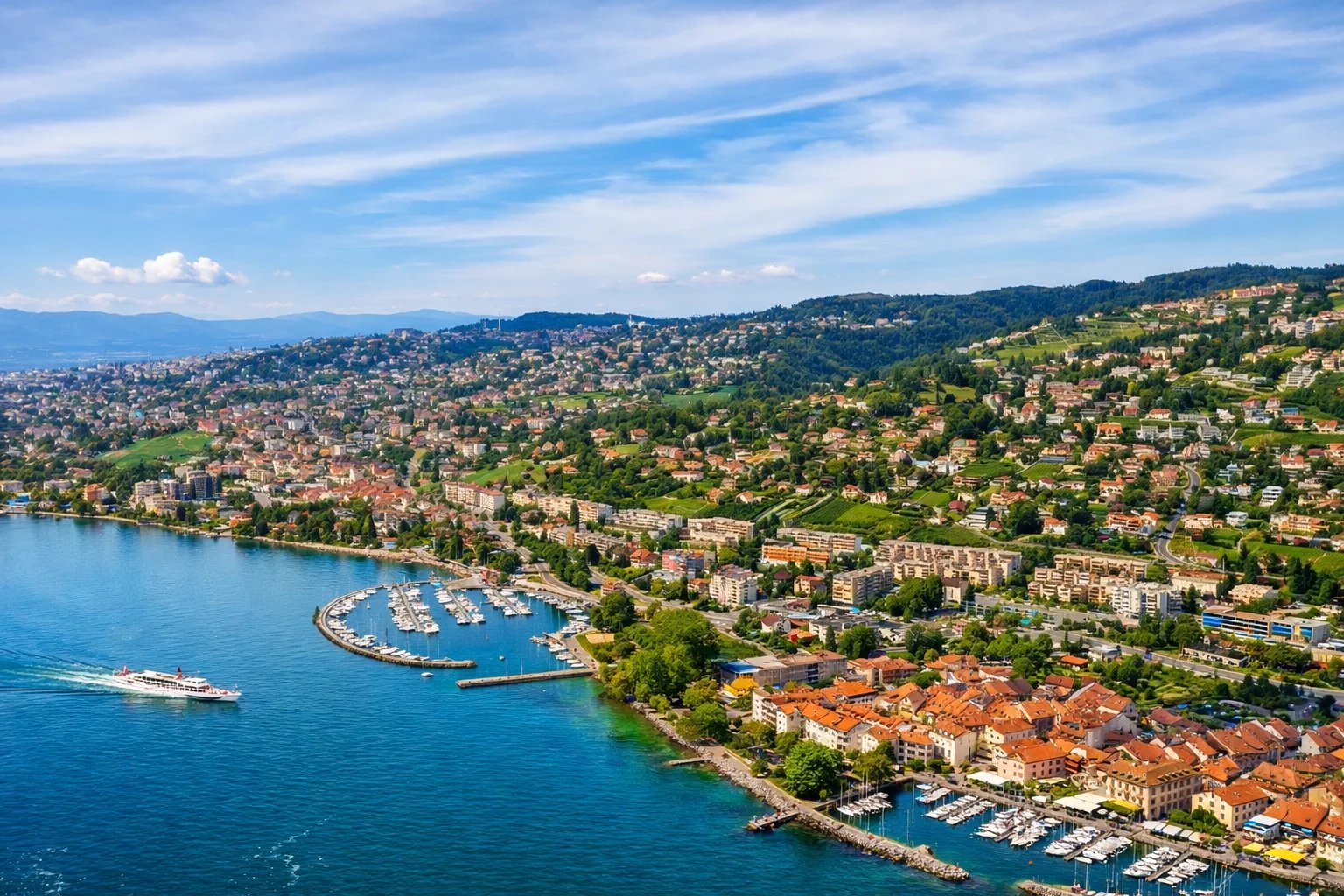 Appartement-villa situé dans les hauteurs de Lutry