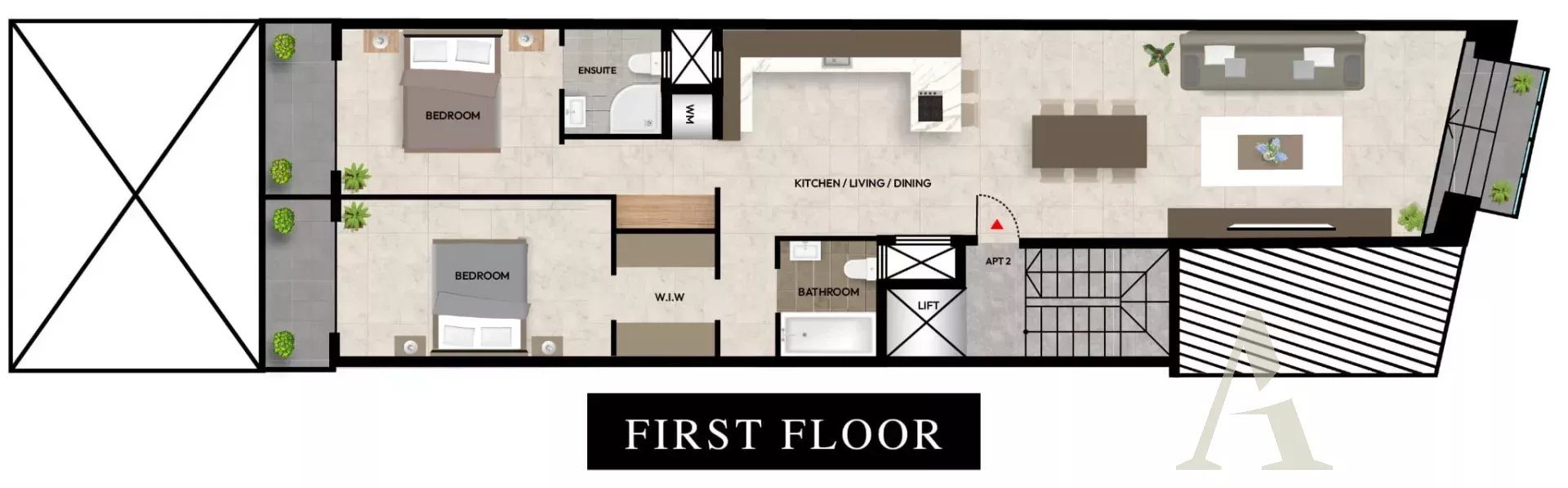 Modern 2-Bedroom Apartment in Vibrant Sliema, Malta