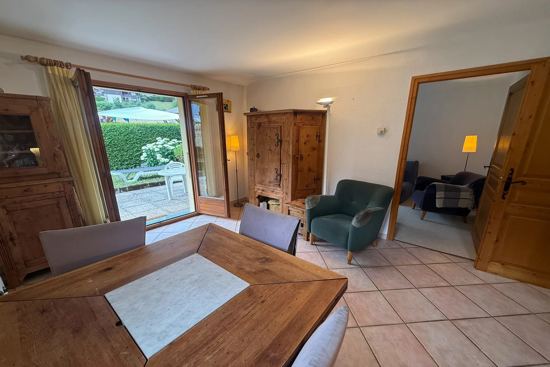 Photo of LES HOUCHES - 2 Bedroom apartment with a garden right next to the Prarion lift