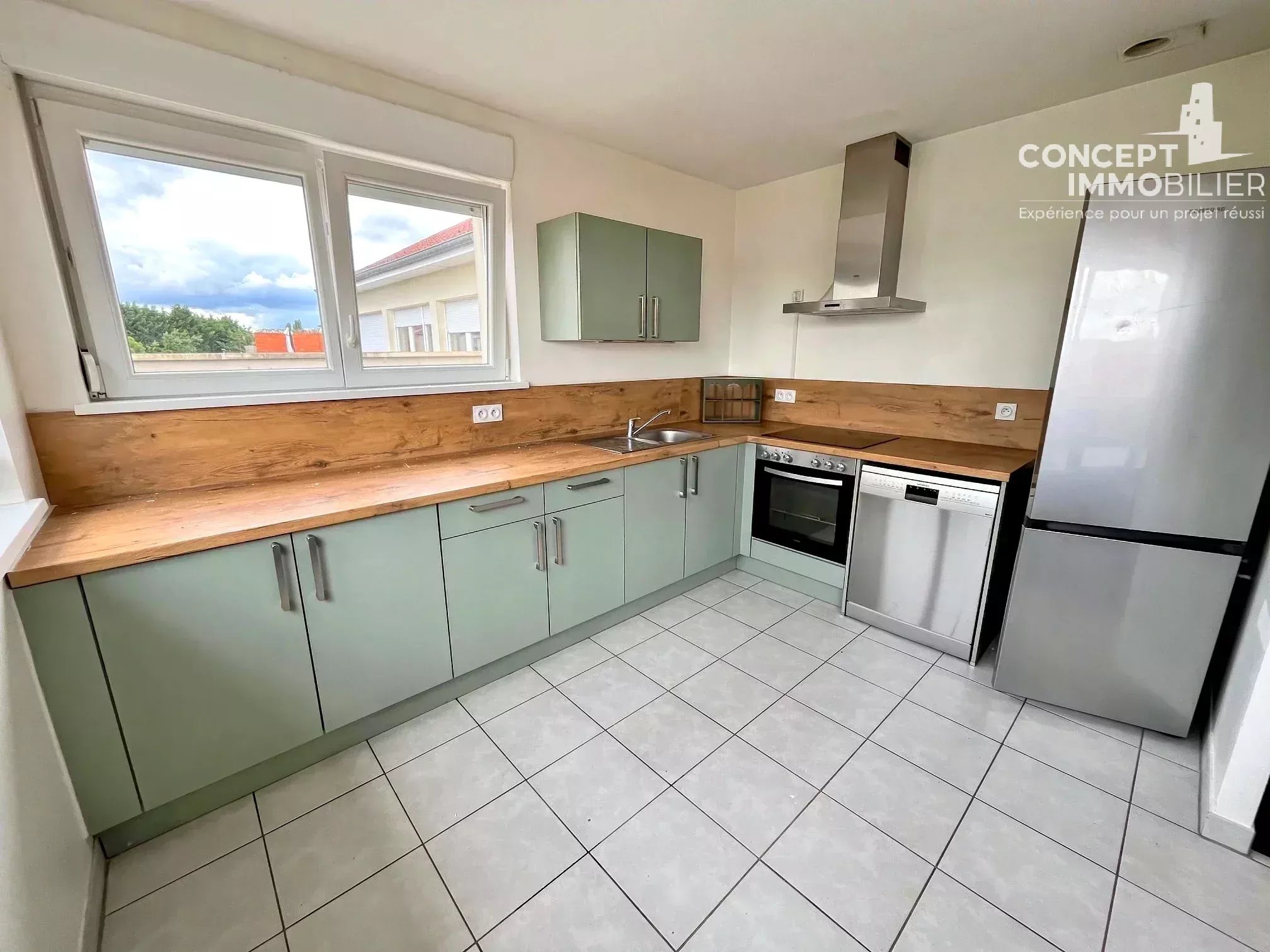 Appartement meublé - T4 avec terrasse, jardin et parking à Basse-Ham