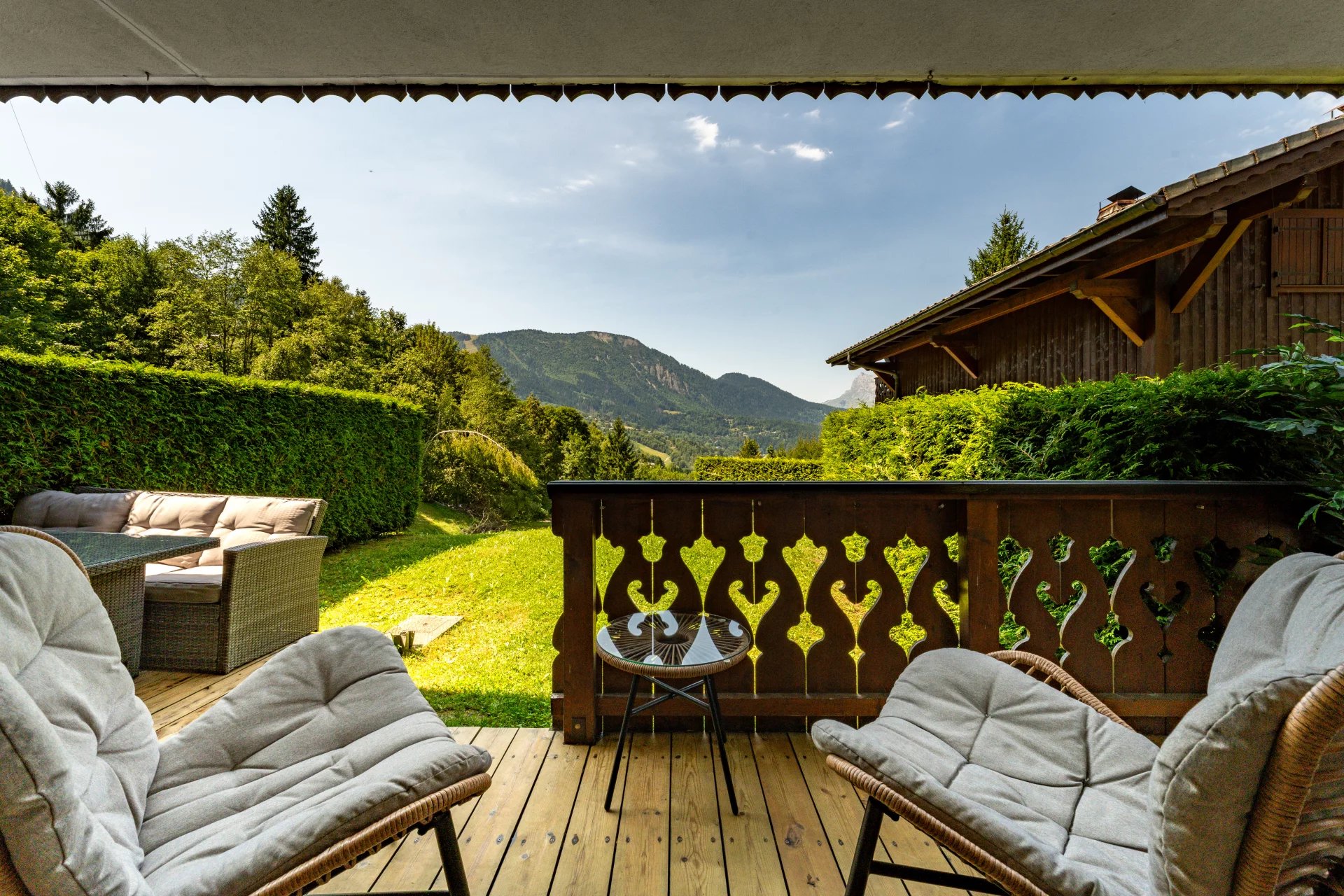 Photo of LES HOUCHES - A 3 bedroom apartment with garden