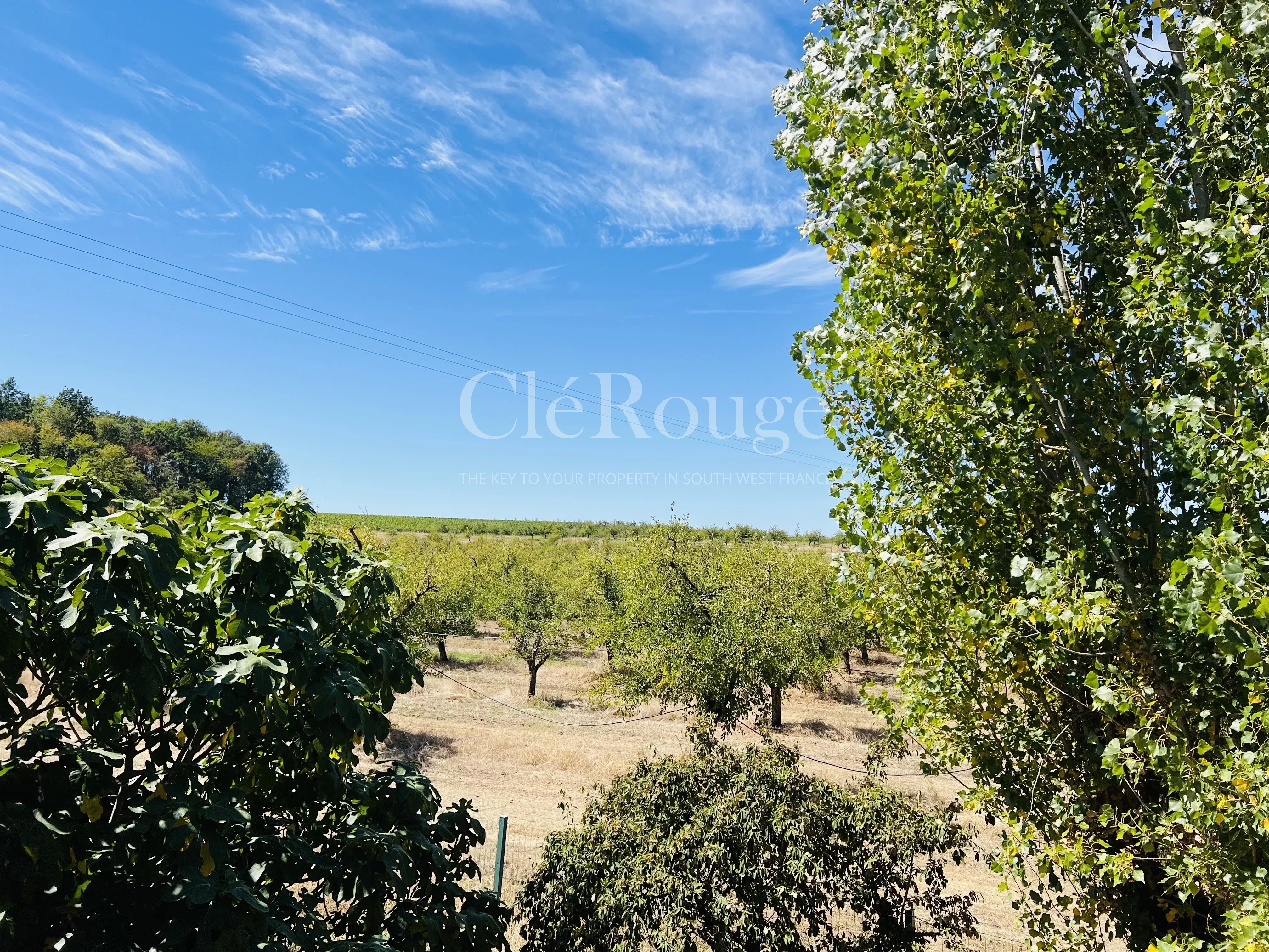 Pardaillan - Maison de campagne de 4 chambres avec sous-sol