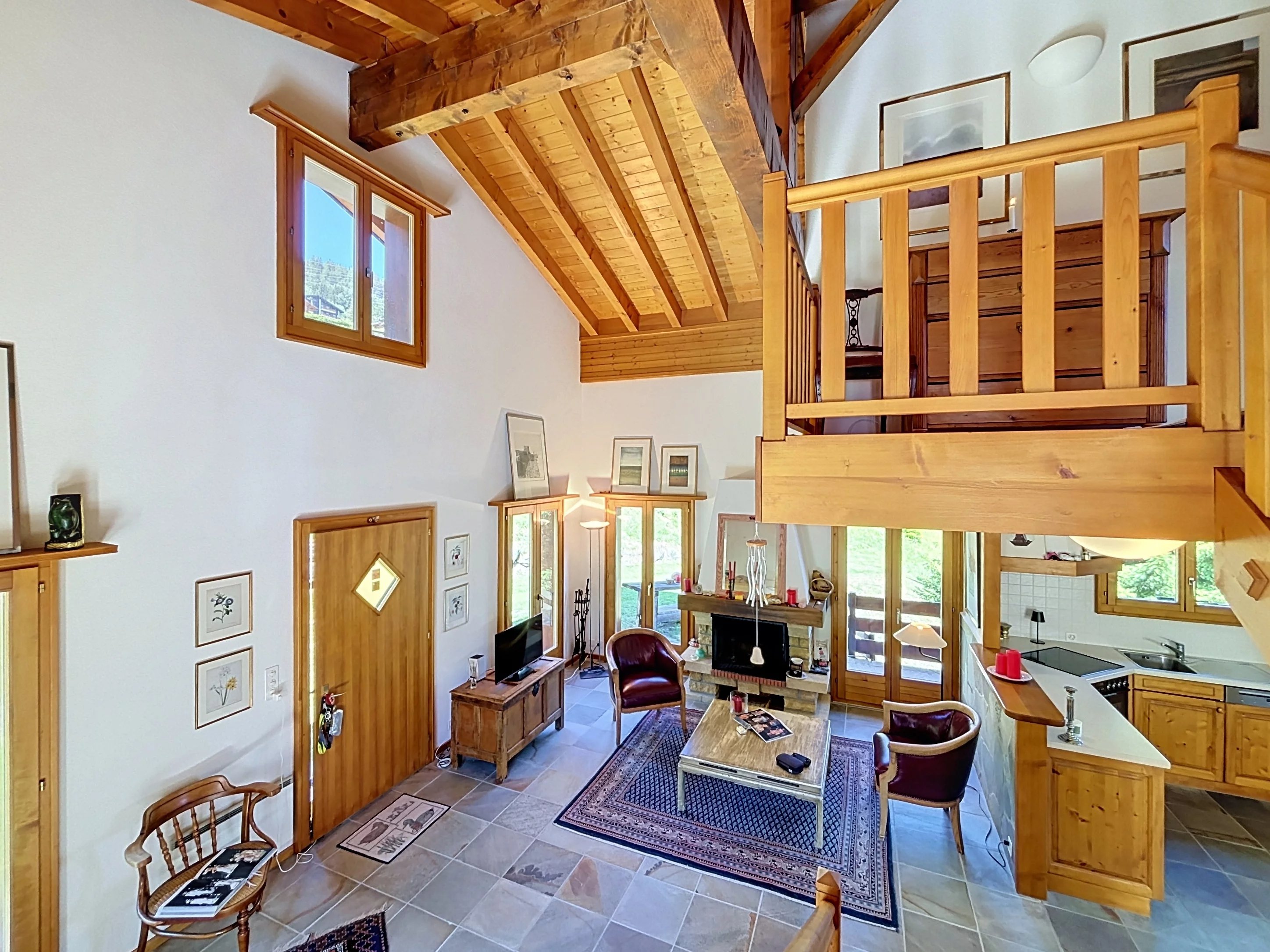 Chalet avec vue à couper le souffle