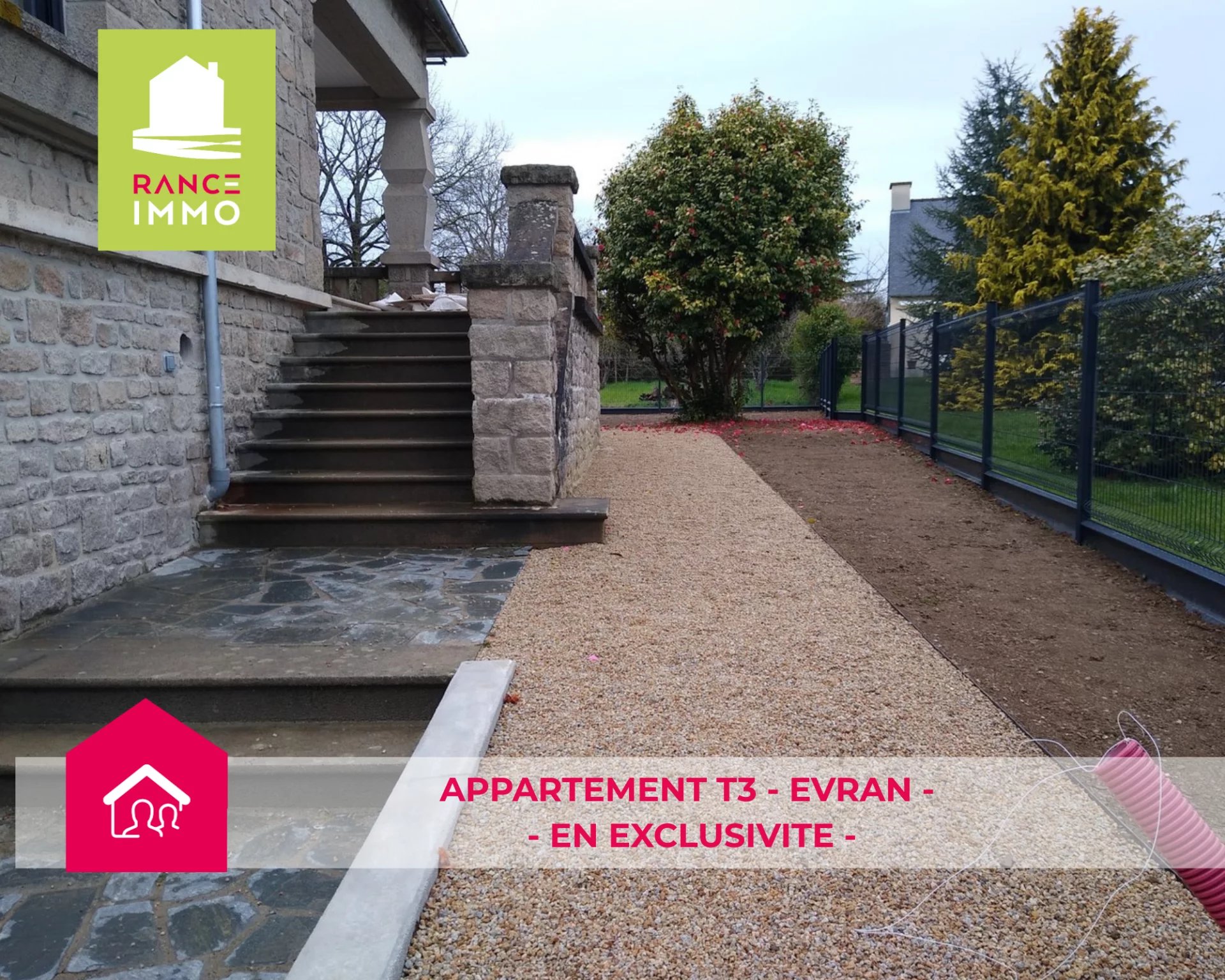 APPARTEMENT T3- EVRAN- EN EXCLUSIVITE