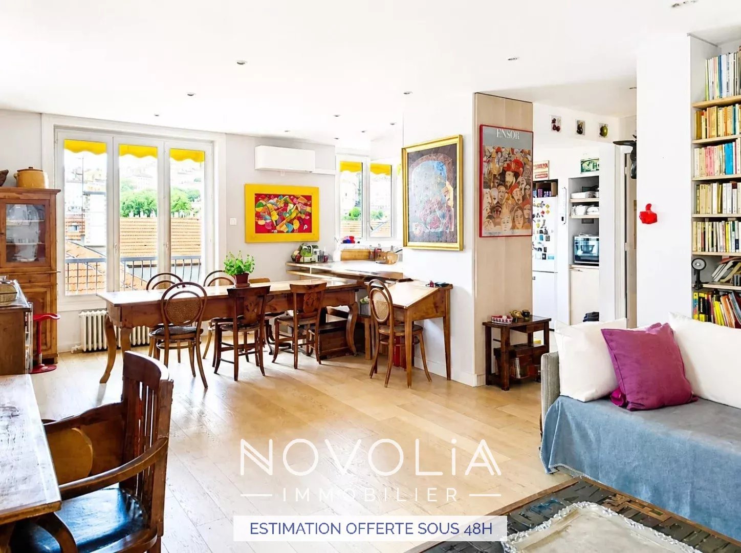 Achat Appartement Surface de 90 m�/ Total carrez : 89.78 m�, 4 pi�ces, Lyon 6�me ()