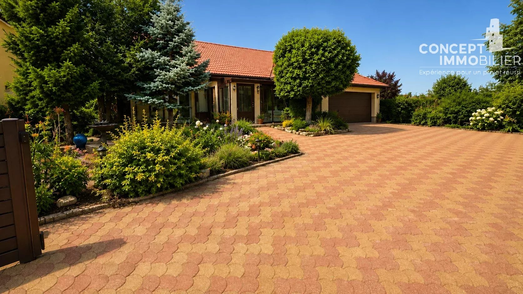 Maison plain pied Florange 3 chambres, garage et jardin