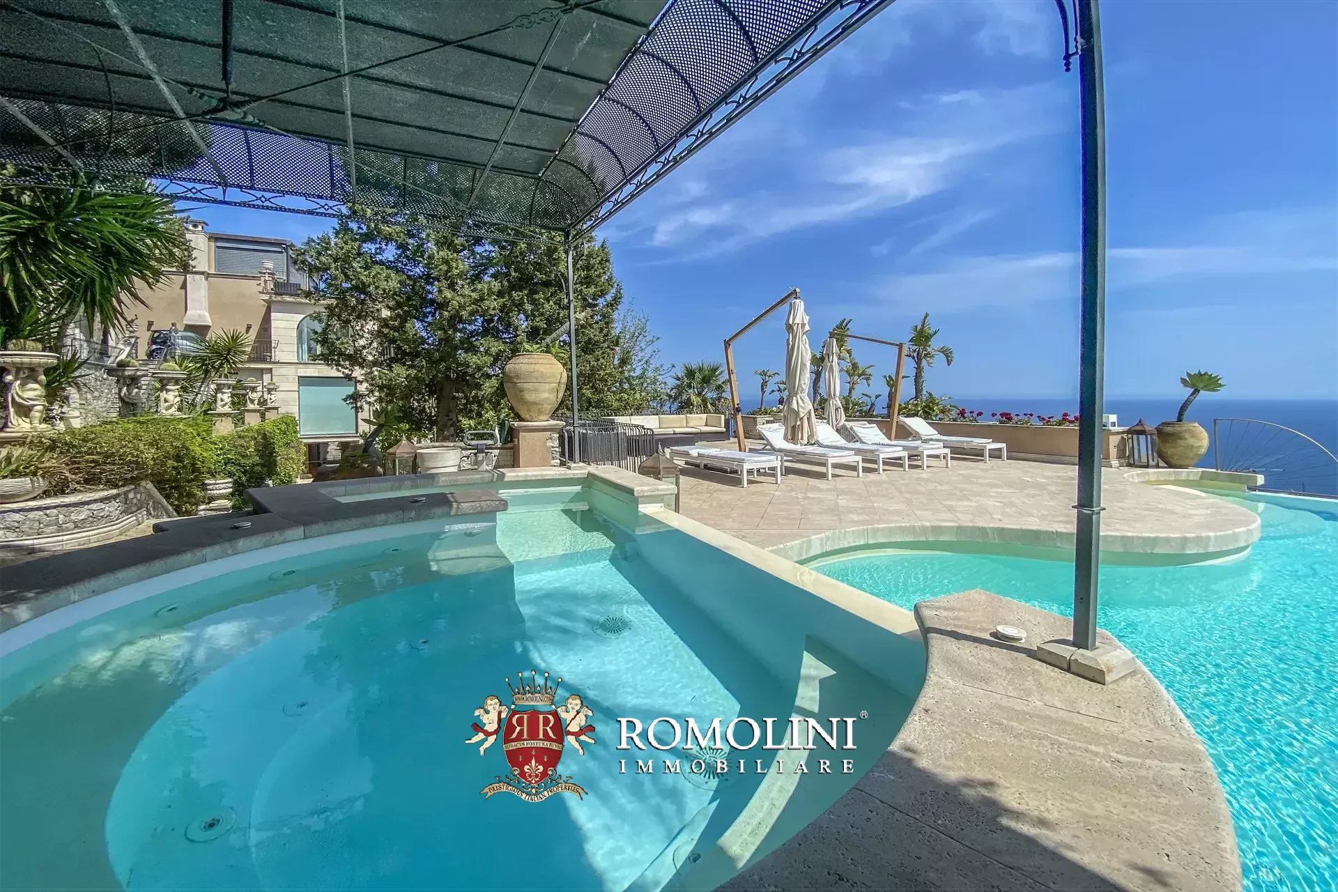 LUXURY SEA VIEW VILLA WITH POOL FOR SALE IN TAORMINA, SICILY