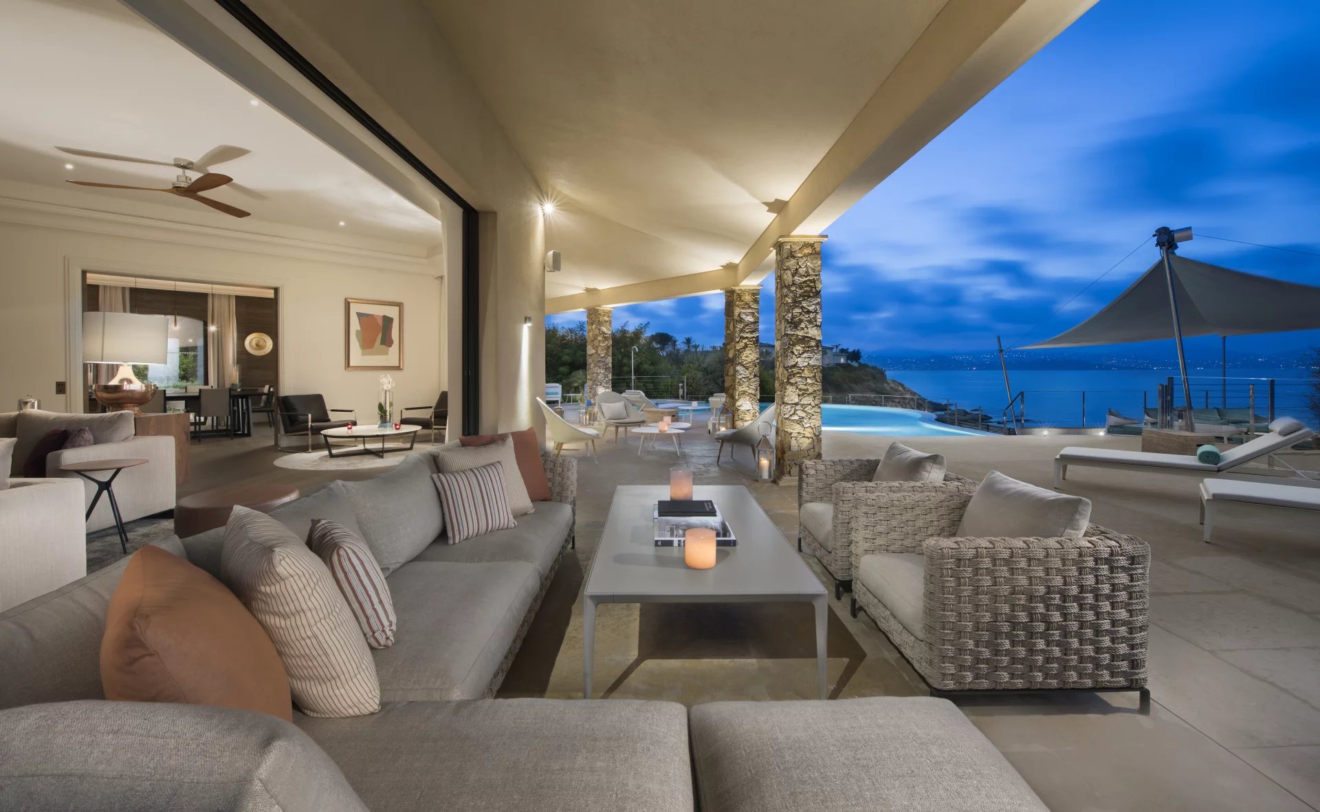 Waterfront villa with direct sea access in Saint-Tropez