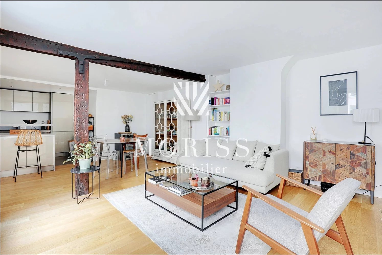 APPRTEMENT 2 PIÈCES ILE SAINT LOUIS-PARIS 4 - Image 1