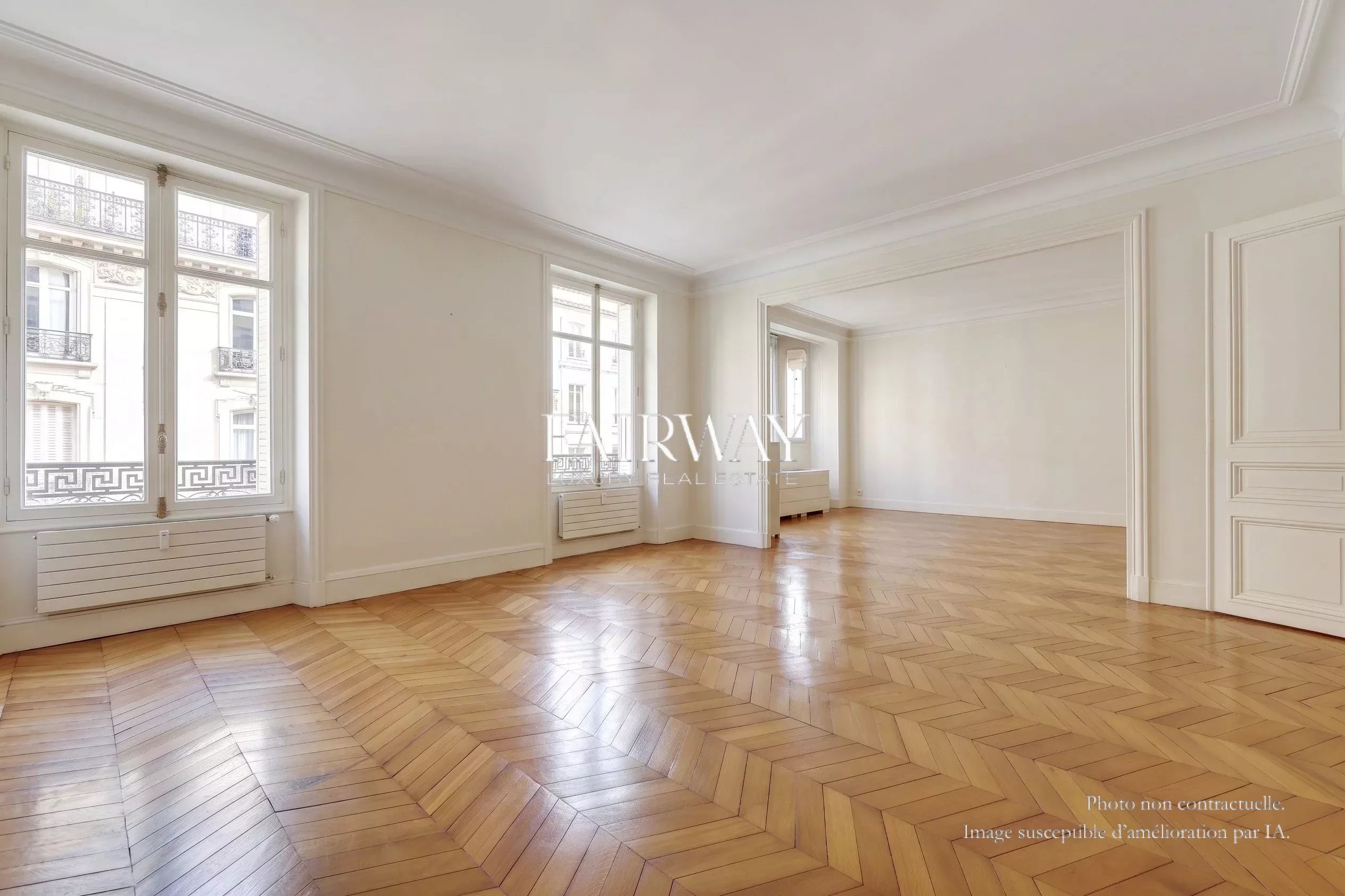 Family apartment 193 m² - 4 bedrooms - Stone building with janitor - Paris 17ᵉ Tocqueville Lévis Monceau