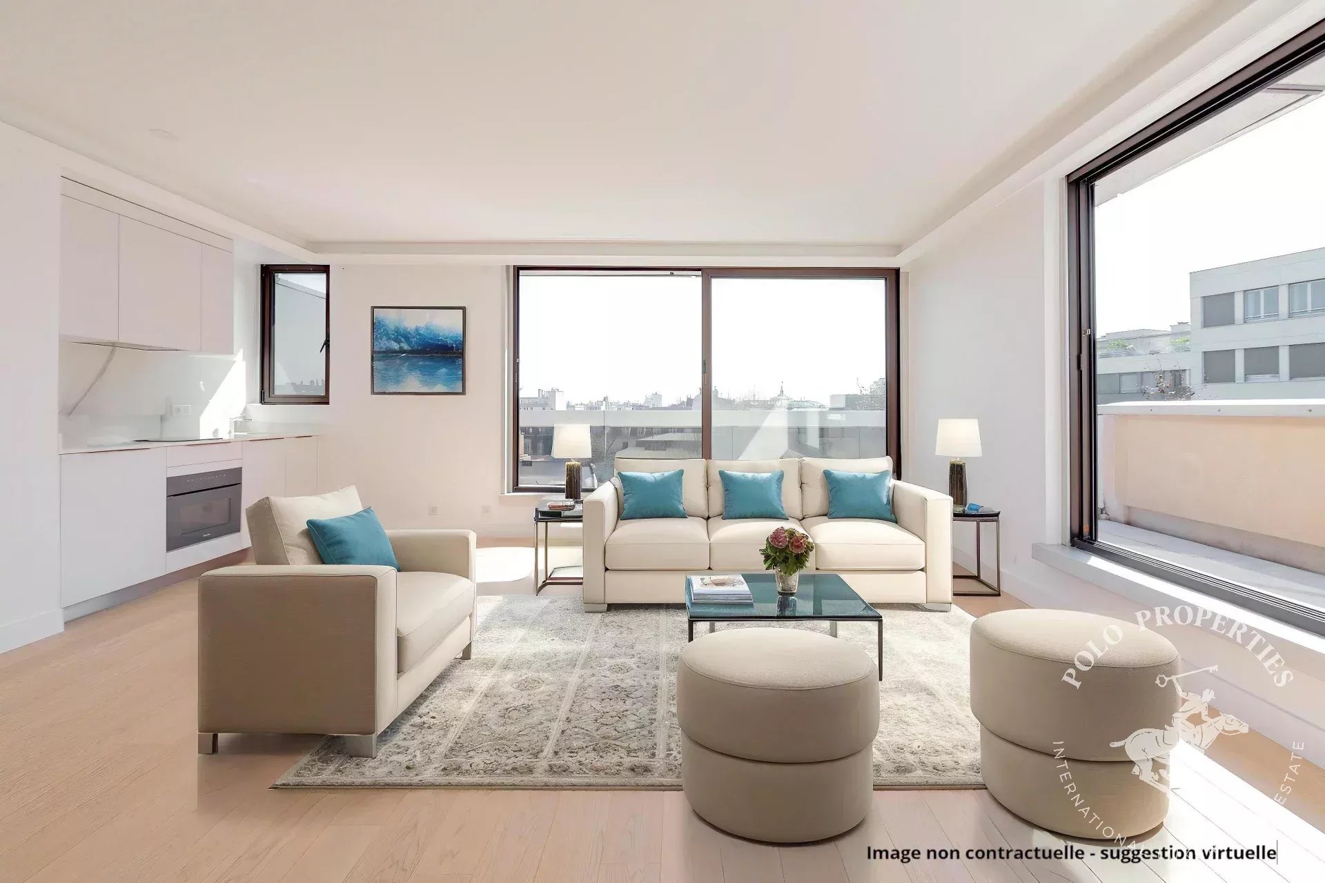 Pied à terre - Vue plein ciel et monuments