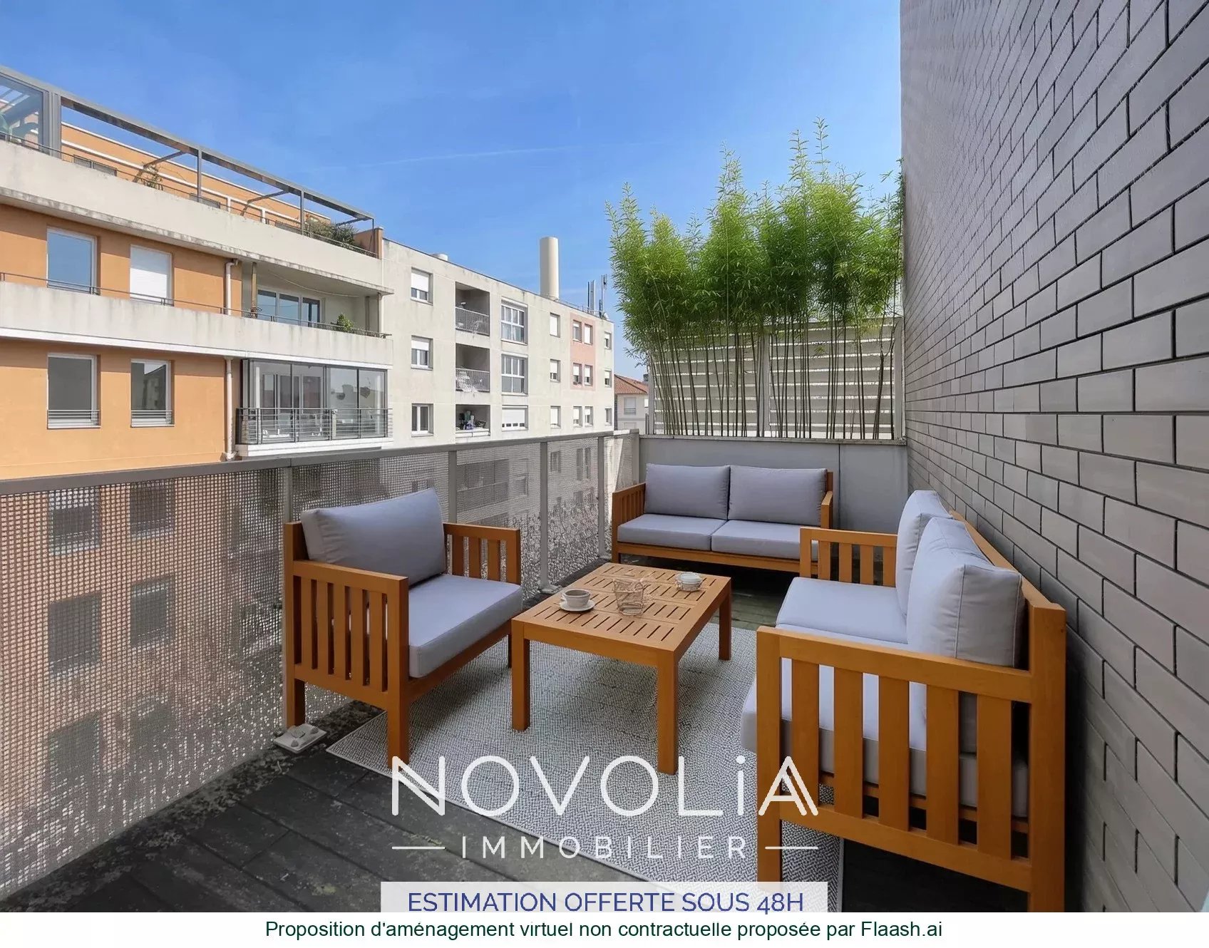 Achat Appartement Surface de 37.35 m�/ Total carrez : 37.35 m�, 2 pi�ces, Villeurbanne (69100)