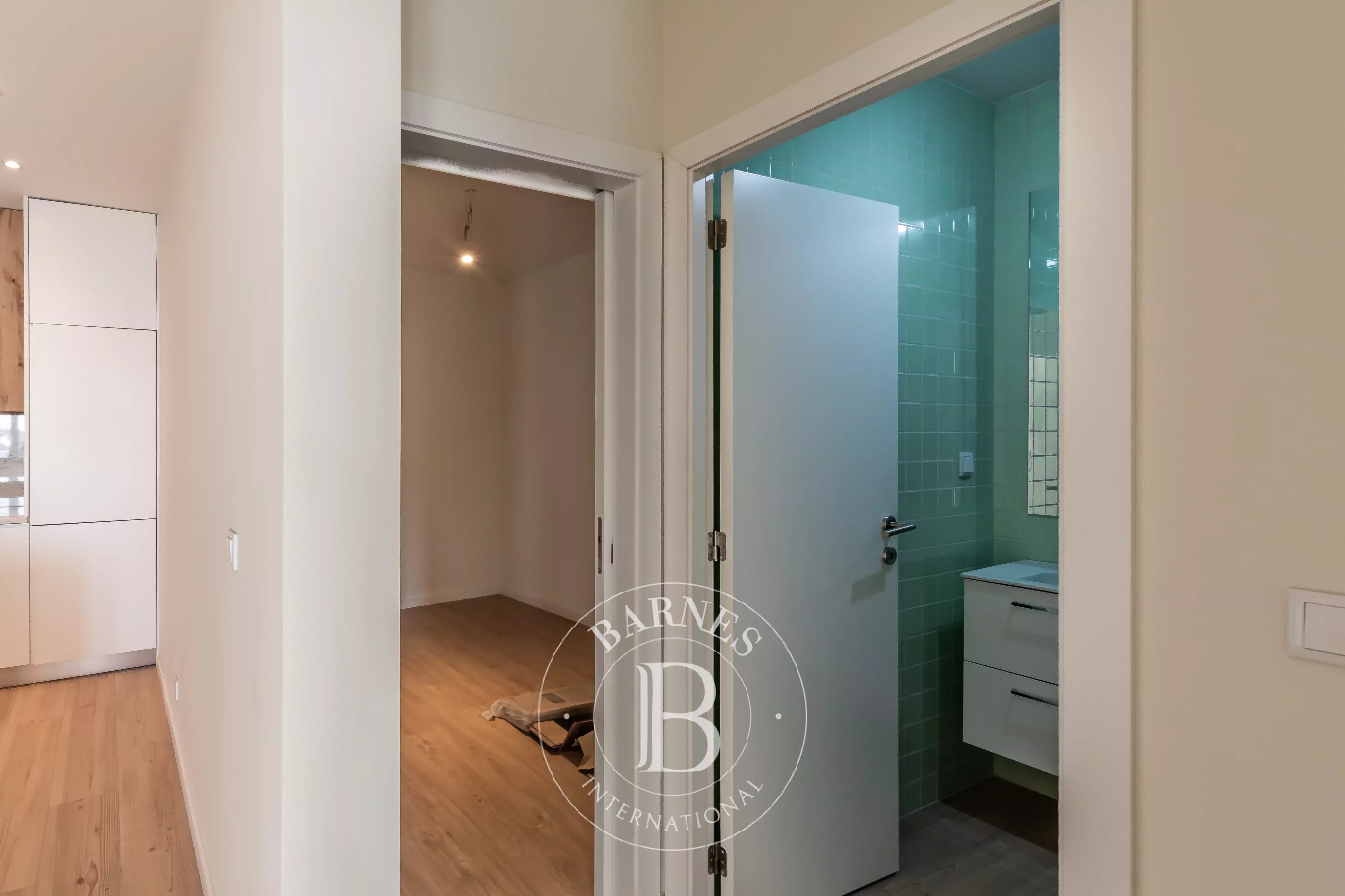 Vista rio num bairro histórico