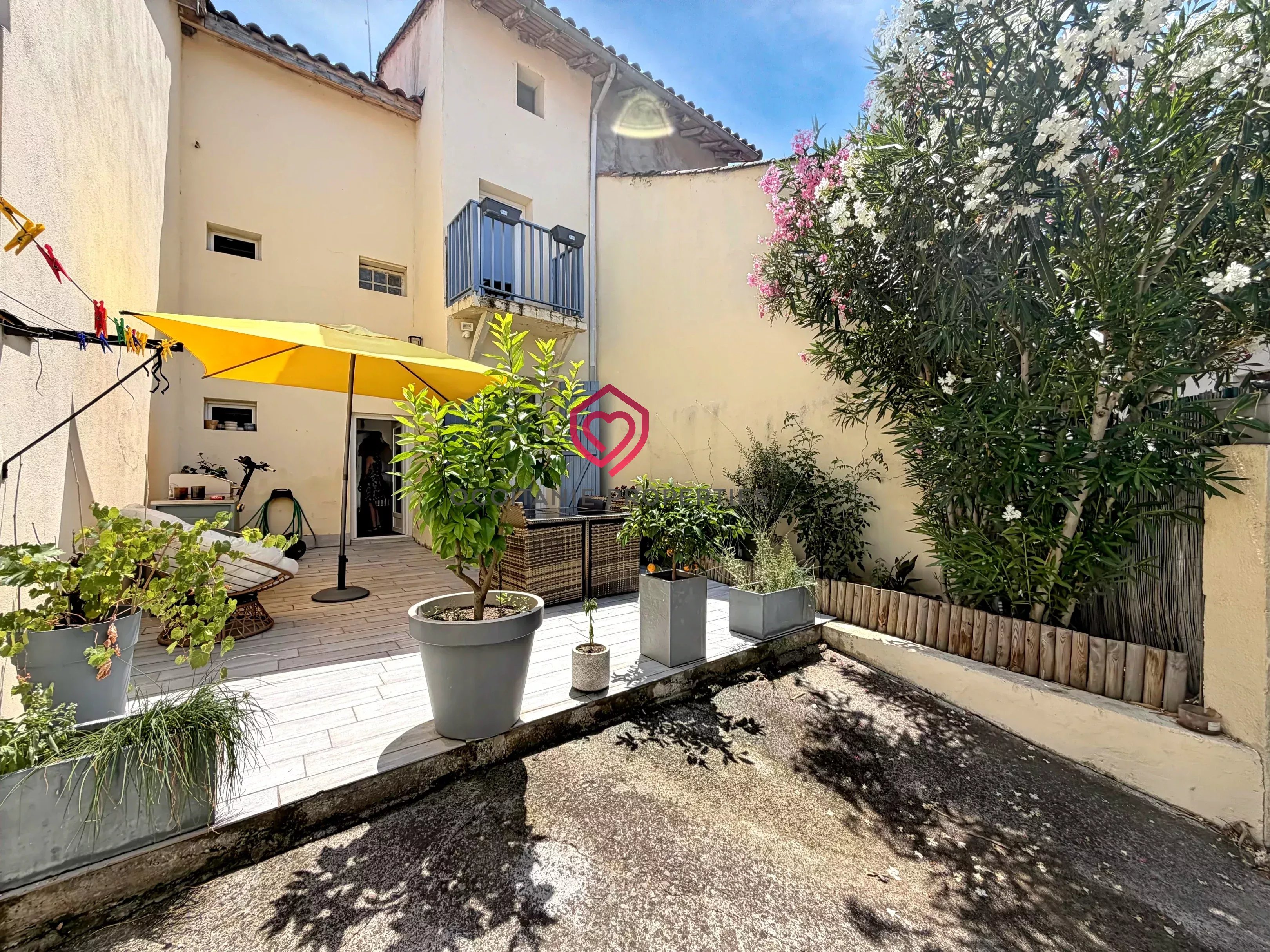 Maison de village rénovée avec extérieur