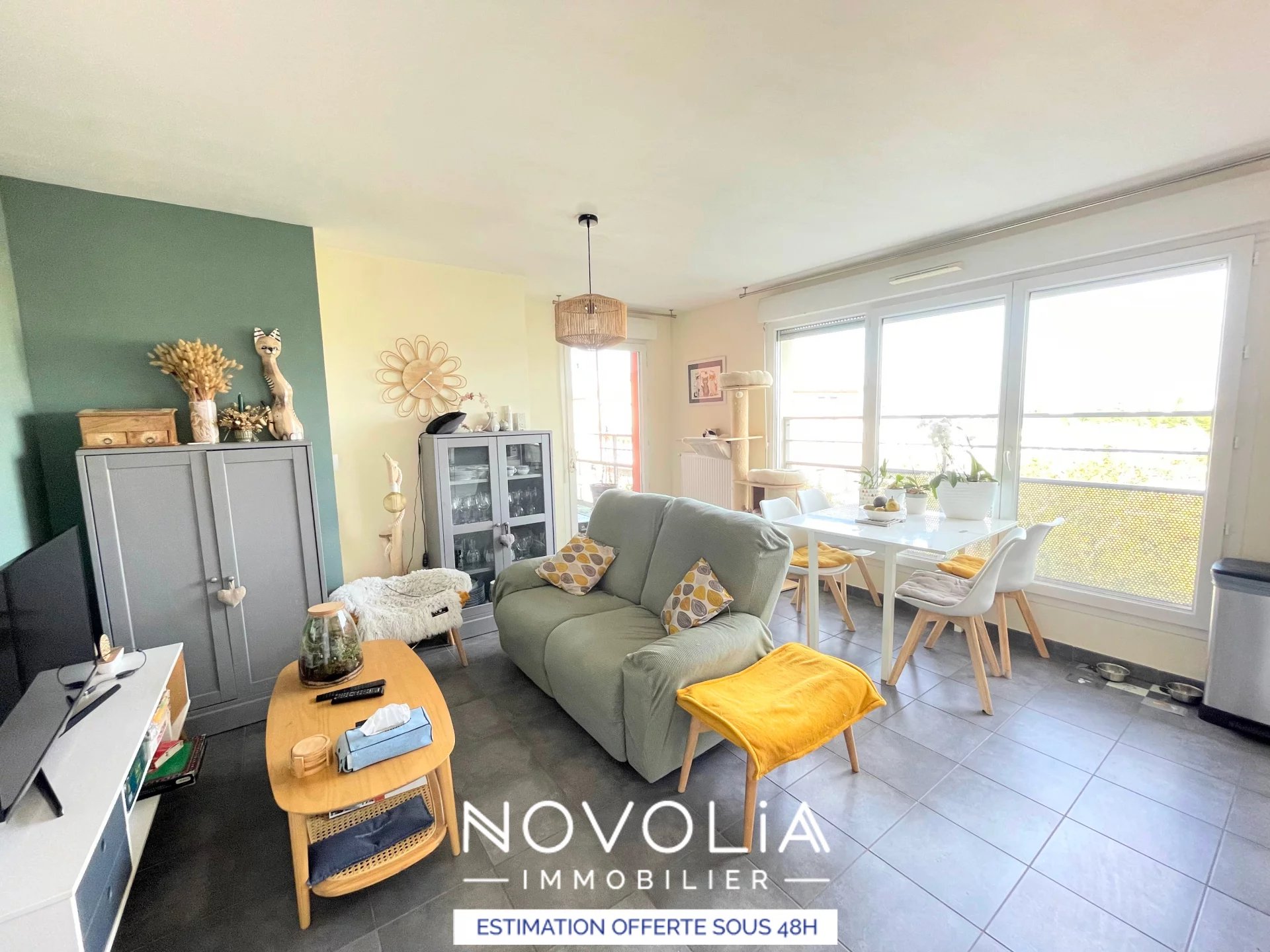 Achat Appartement Surface de 57 m/ Total carrez : 57 m, 3 pices, Vnissieux (69200)