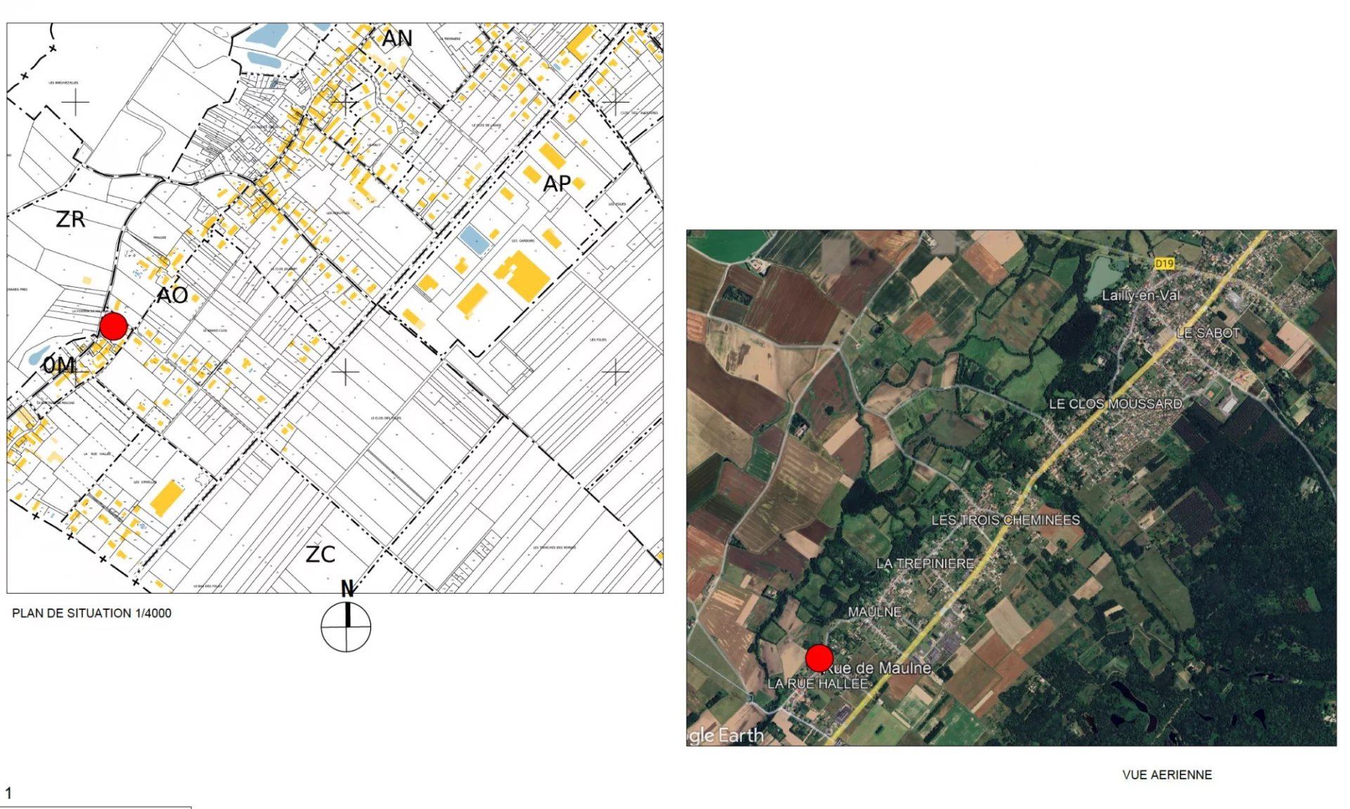 Vente Terrain constructible Lailly-en-Val