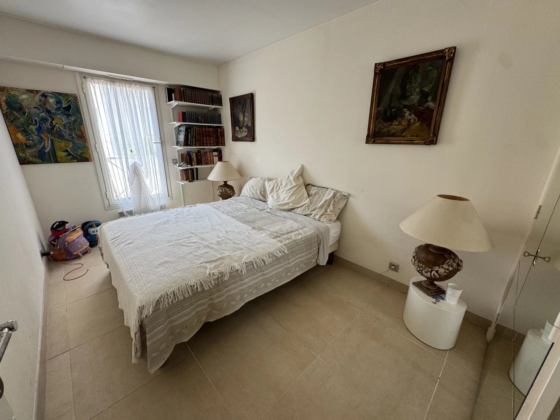 Cannes vente 3 pièces en rez de jardin