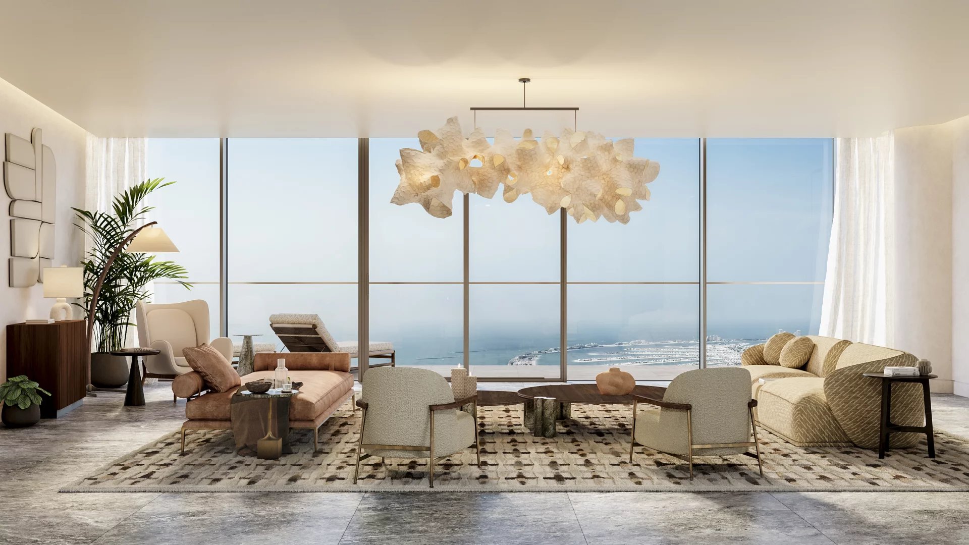 Elegant 4-Bedroom Sky Residence with Panoramic Views in Six Senses Residences