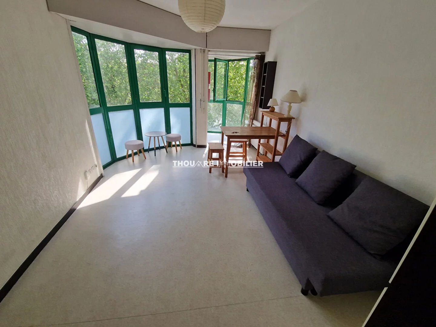 Appartement Nantes 1 pièce(s) 25.06 m2 face Erdre - parking sécurisé double - idéal investissement