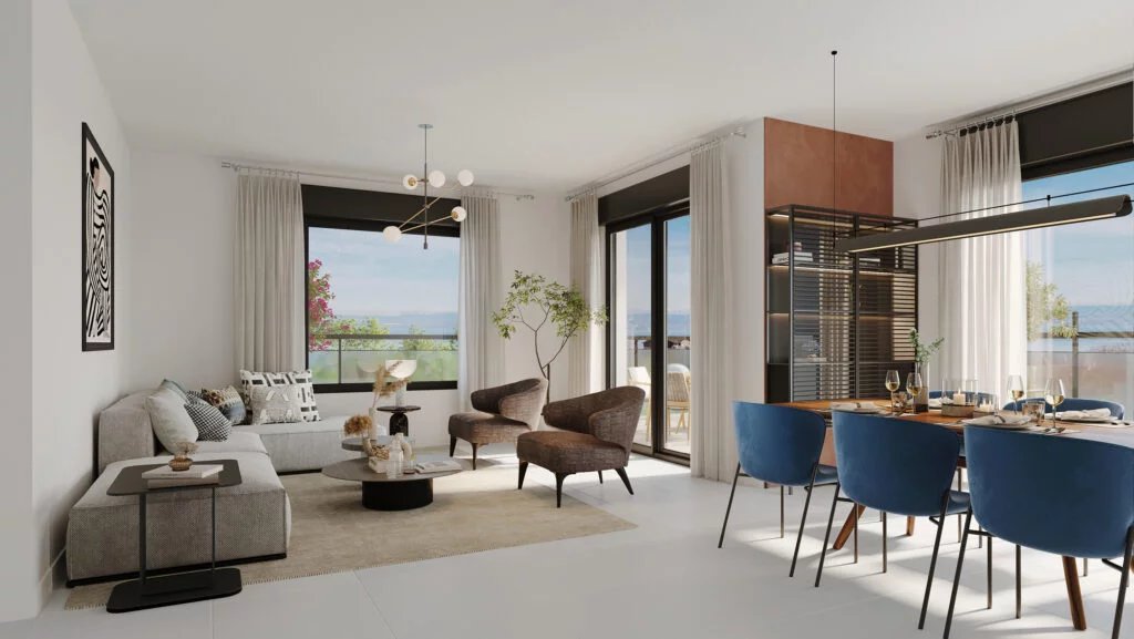 Appartement T4 de 92.46 m² en rez-de-jardin - Evian Les Bains