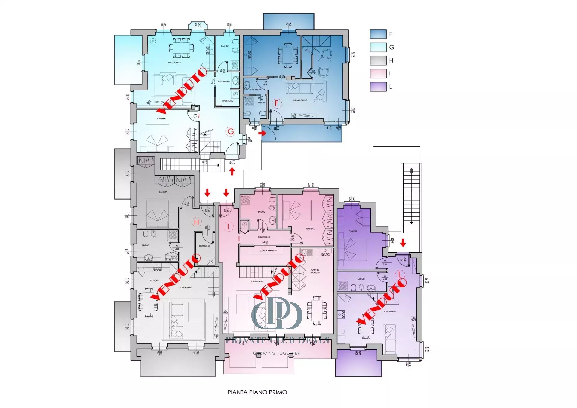 Daire villa Menaggio - picture 9