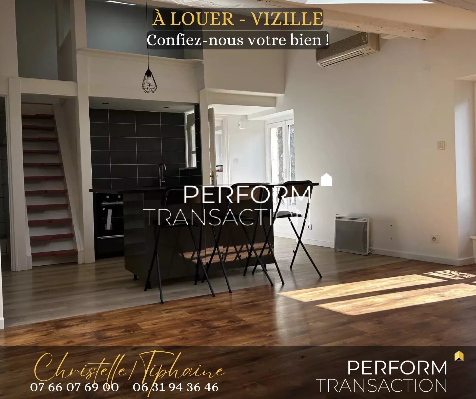 Studio T1 Bis meublé en duplex – Vizille