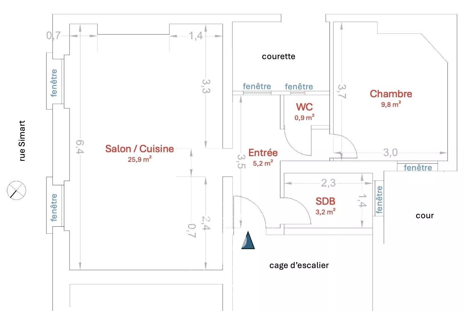 Daire Paris 18ème - picture 13